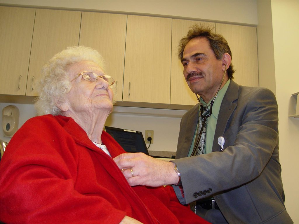 Mary Battitori and Dr. Hakki