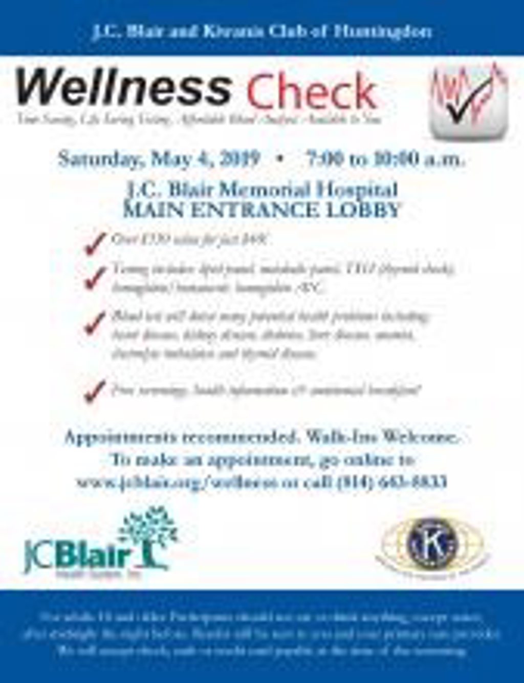 Wellness Check Flyer